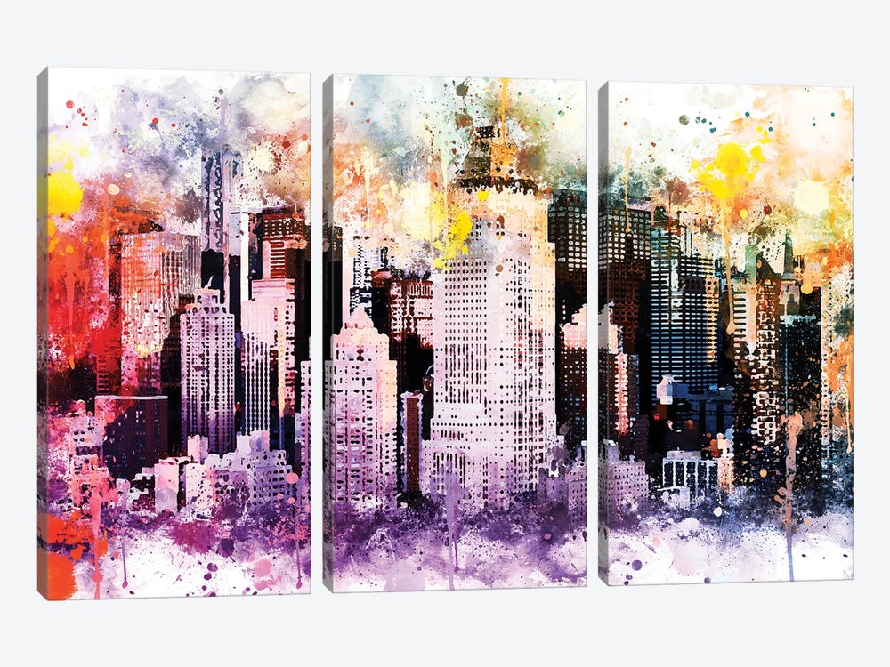 Midtown by Philippe Hugonnard 3-piece Canvas Artwork