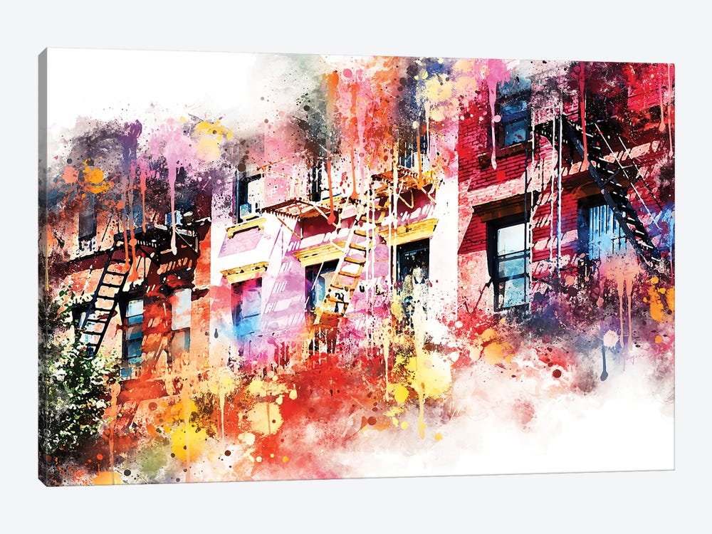 New York Facades by Philippe Hugonnard 1-piece Canvas Print