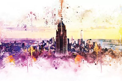 New York Skyline by Philippe Hugonnard framed canvas print