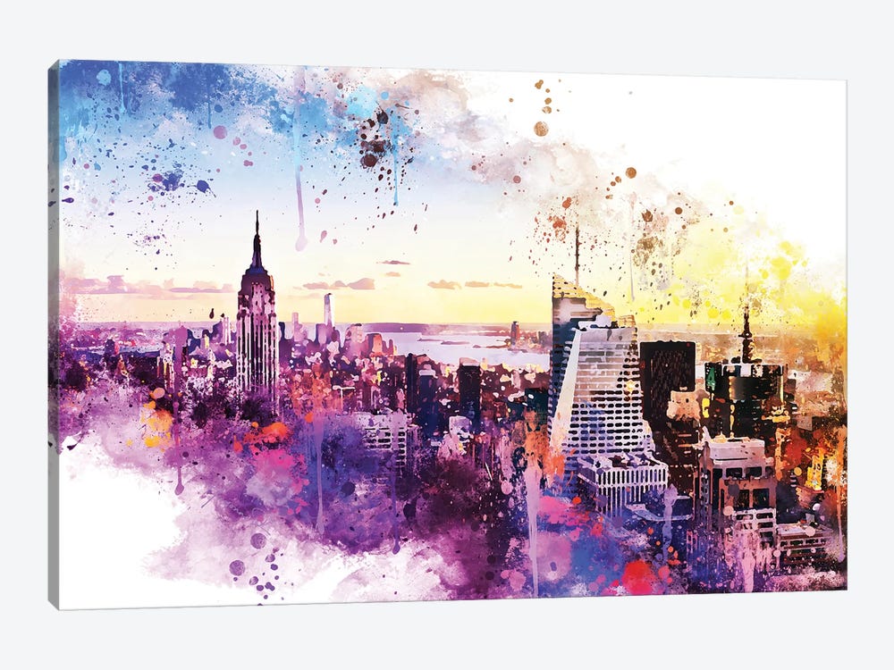 New York Skyline II by Philippe Hugonnard 1-piece Canvas Print