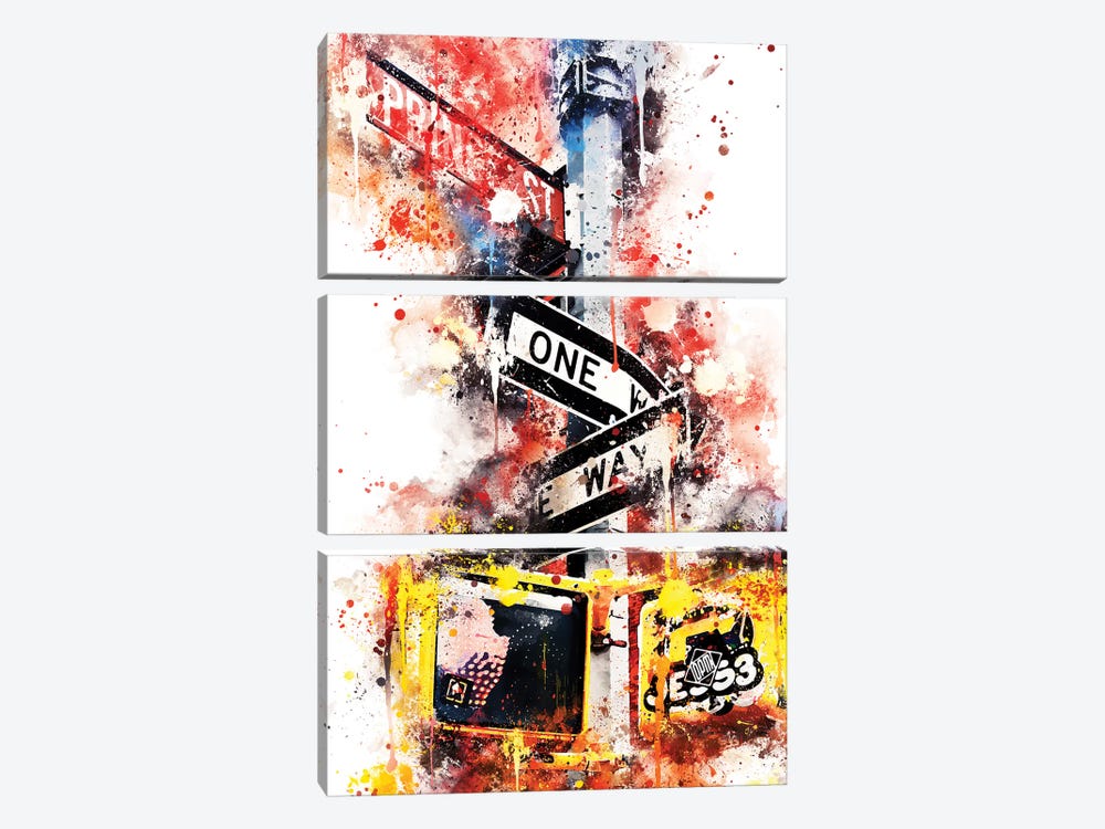 One Way by Philippe Hugonnard 3-piece Canvas Artwork