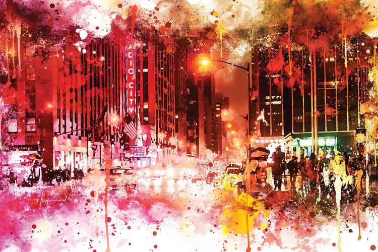 Red Night by Philippe Hugonnard wall art