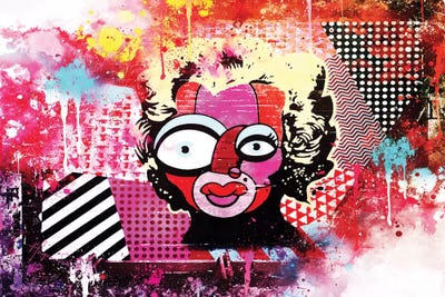 Strange Maryline by Philippe Hugonnard framed canvas print