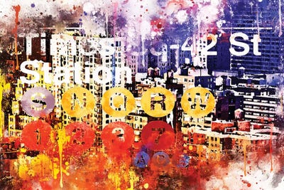 Subway 42 Street by Philippe Hugonnard canvas print