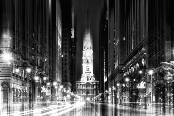 Large Photography - Canvas Prints: City Hall - Philadelphia by Philippe Hugonnard