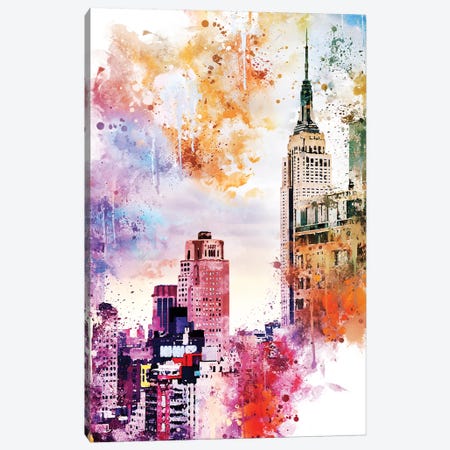 The Empire State Building Canvas Print #PHD774} by Philippe Hugonnard Canvas Art Print