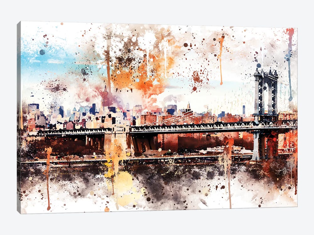 The Manhattan Bridge by Philippe Hugonnard 1-piece Art Print