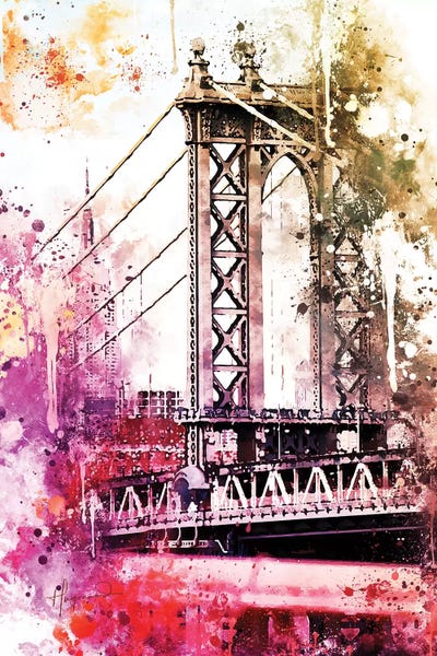 The Manhattan Bridge II by Philippe Hugonnard canvas print