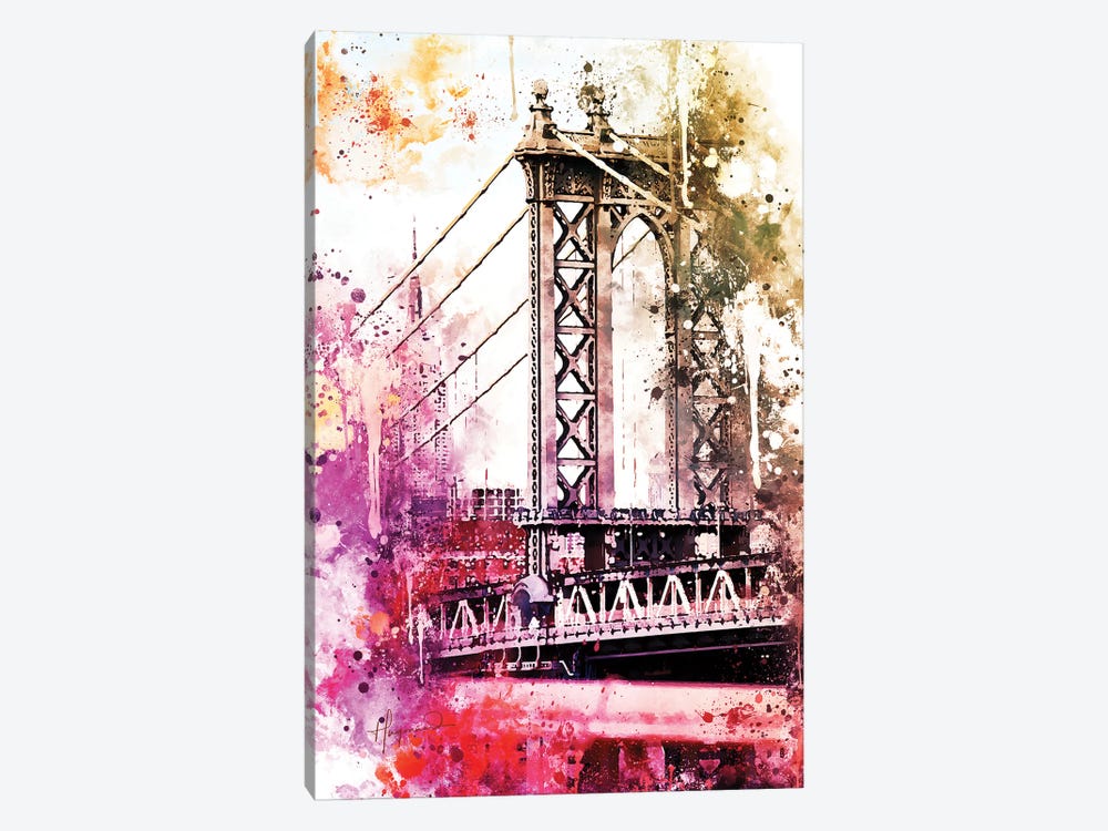 The Manhattan Bridge II by Philippe Hugonnard 1-piece Canvas Art