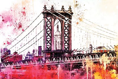 The Manhattan Bridge III by Philippe Hugonnard canvas print