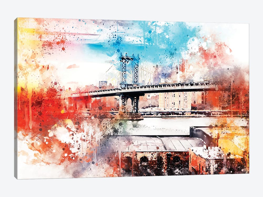 The Manhattan Bridge IV by Philippe Hugonnard 1-piece Canvas Art