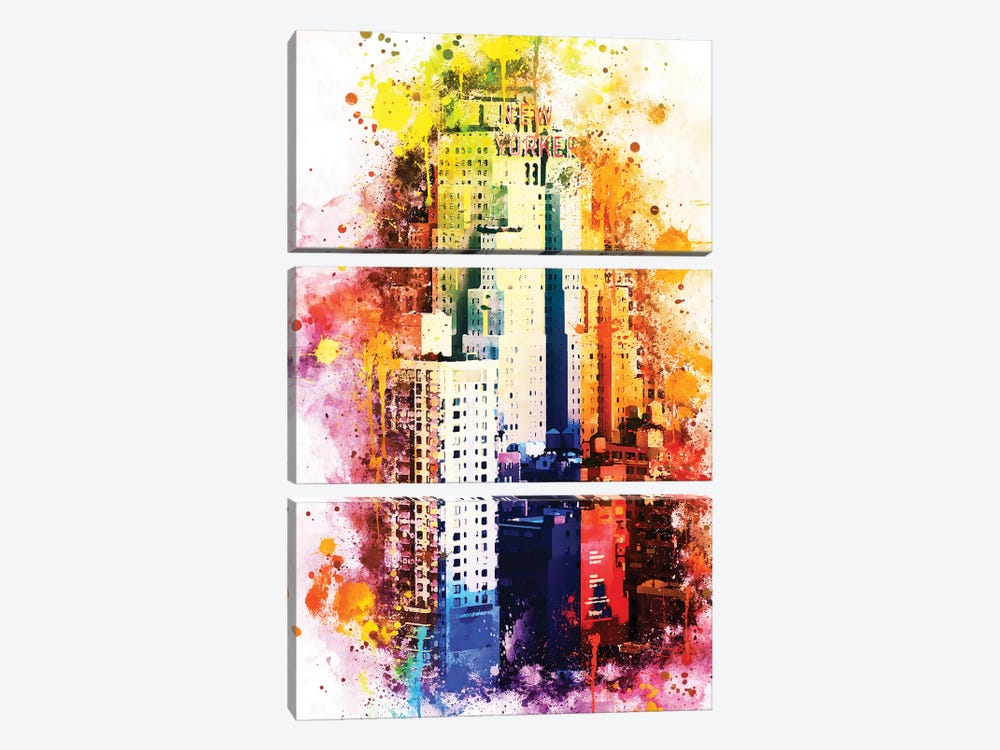 The New Yorker by Philippe Hugonnard 3-piece Canvas Art Print