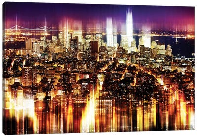 Manhattan Buildings Canvas Art Print - Travel Photograghy