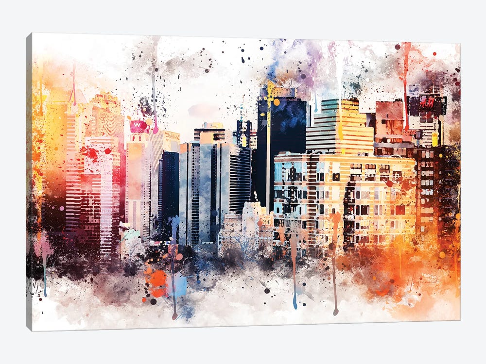 The Skyscrapers by Philippe Hugonnard 1-piece Canvas Art