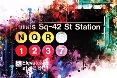 Times Sq 42 St Station by Philippe Hugonnard canvas print