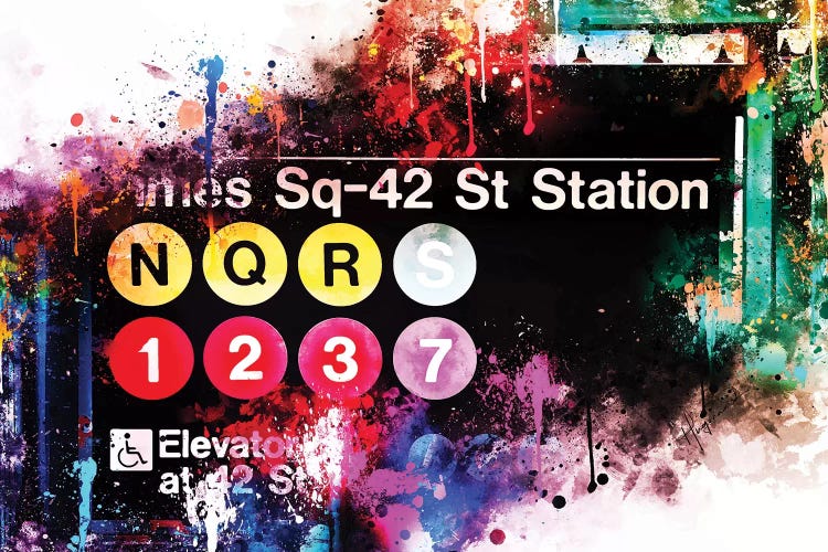 Times Sq 42 St Station by Philippe Hugonnard wall art