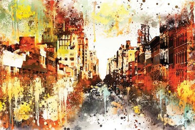 Urban Street by Philippe Hugonnard framed canvas print