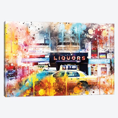 Urban Taxi Canvas Print #PHD786} by Philippe Hugonnard Canvas Art
