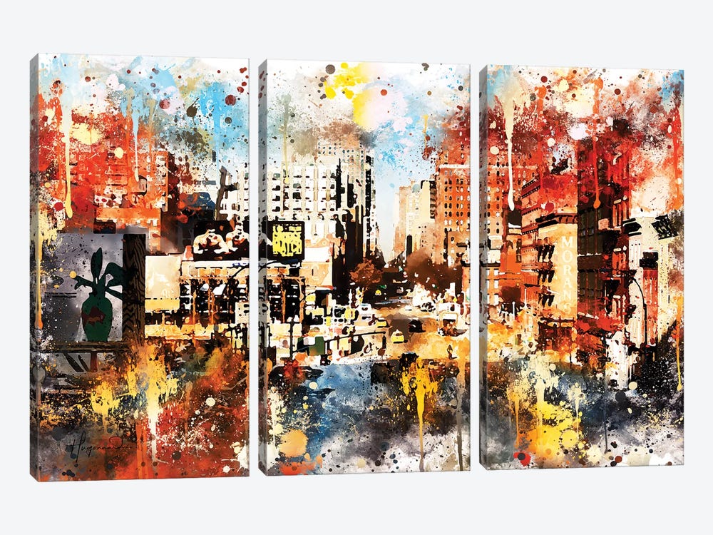 Vision by Philippe Hugonnard 3-piece Canvas Artwork