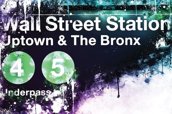 Signs: Wall Street Station by Philippe Hugonnard