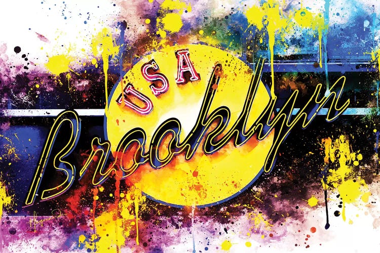 Yellow Brooklyn by Philippe Hugonnard wall art