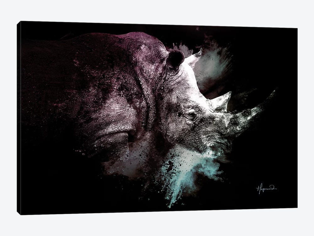 The Rhino by Philippe Hugonnard 1-piece Canvas Artwork
