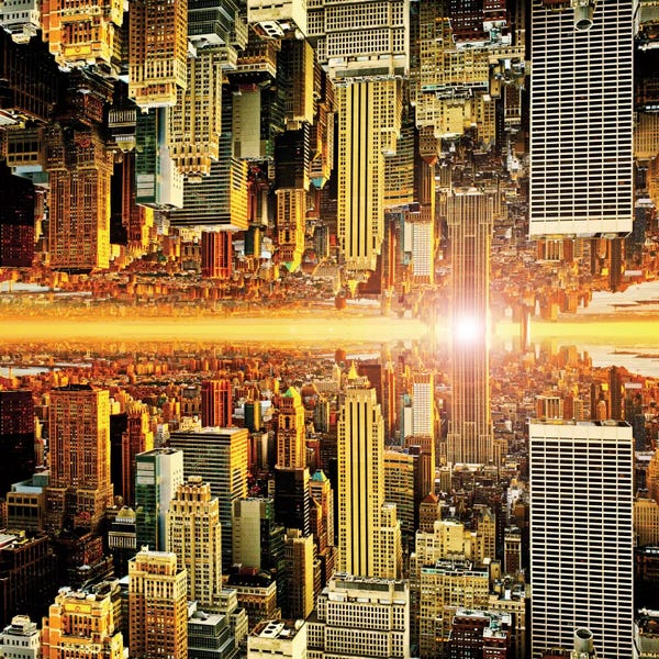 Double Exposure Photography: Manhattan by Philippe Hugonnard