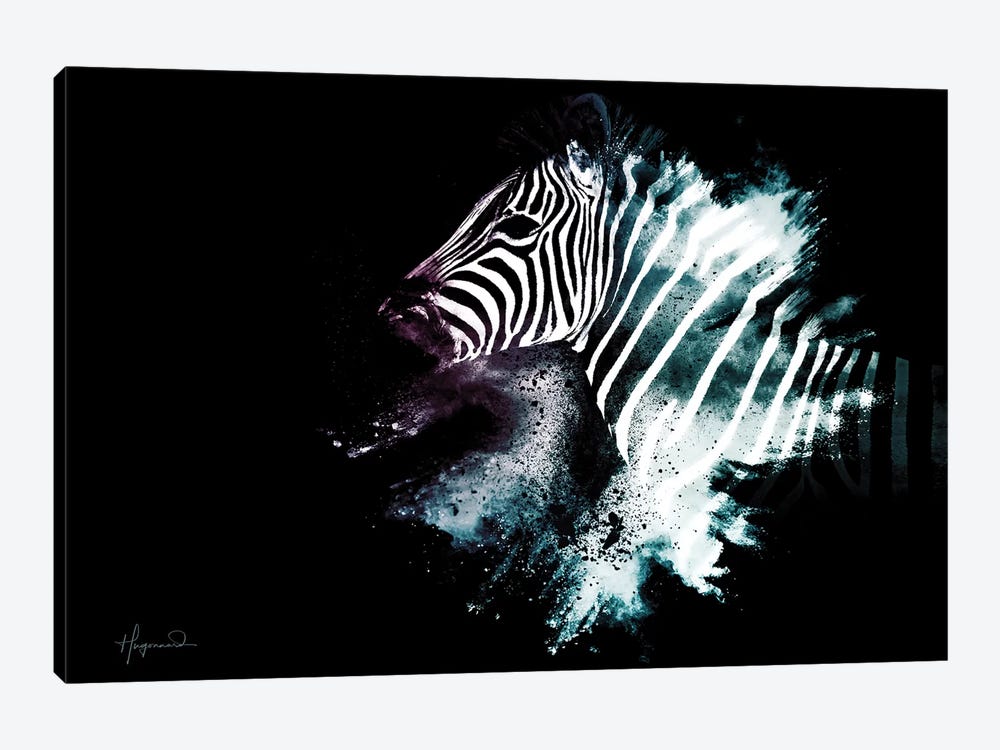 The Zebra by Philippe Hugonnard 1-piece Canvas Art Print