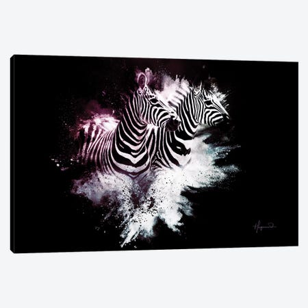 The Zebras Canvas Print #PHD806} by Philippe Hugonnard Canvas Print
