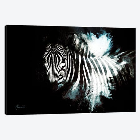The Zebra II Canvas Print #PHD809} by Philippe Hugonnard Canvas Wall Art