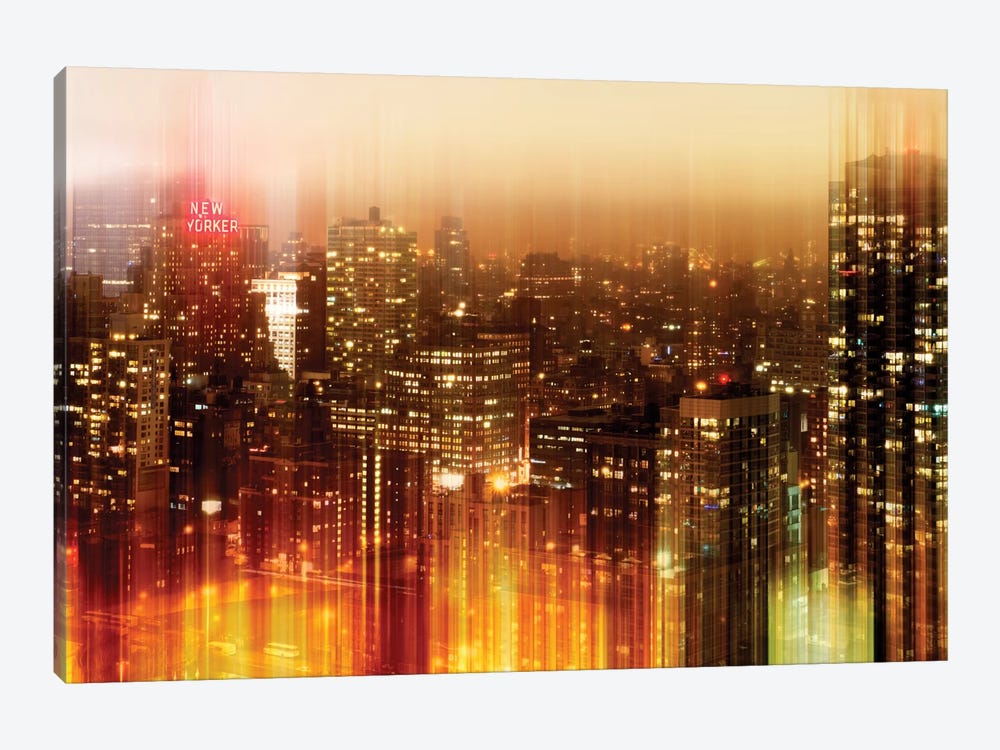 New York by Night by Philippe Hugonnard 1-piece Canvas Art