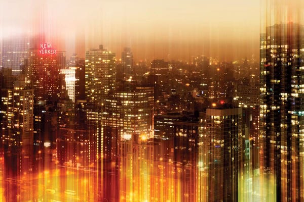 New York City Skylines: New York by Night by Philippe Hugonnard