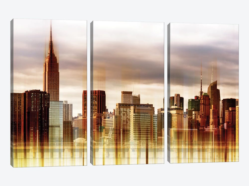 New York City by Philippe Hugonnard 3-piece Canvas Print