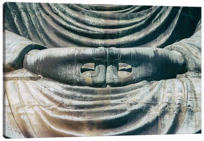 Buddha'S Hands Canvas Art Print - Zen Garden