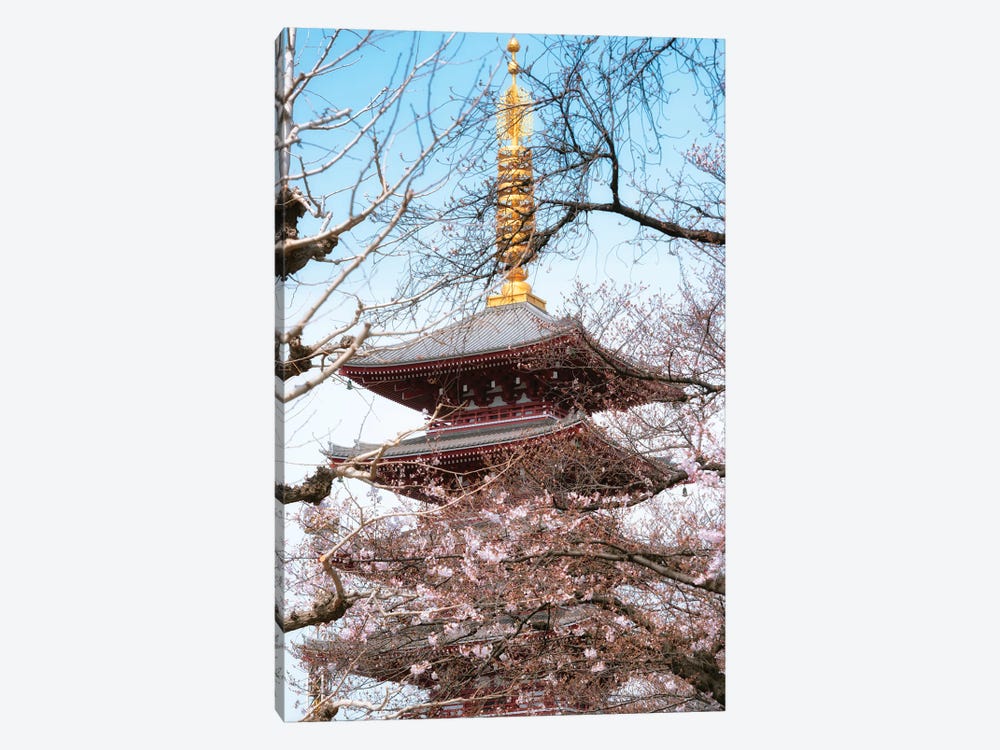 Pagoda Senjo-Ji by Philippe Hugonnard 1-piece Canvas Art