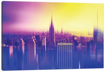 New York Colors Canvas Art Print - Pantone Color of the Year