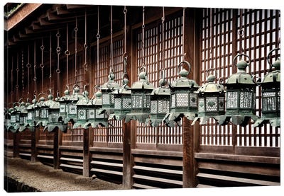 Sacred Lanterns Canvas Art Print - Japanese Culture