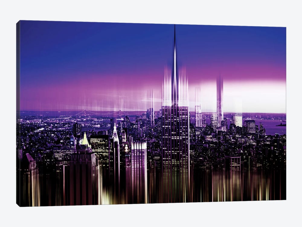 NYC Purple Night by Philippe Hugonnard 1-piece Art Print