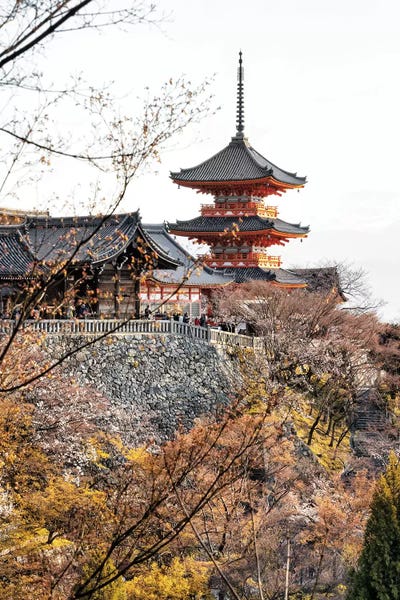 Pagodas: Pagoda Kiyomizu-Dera Temple II by Philippe Hugonnard