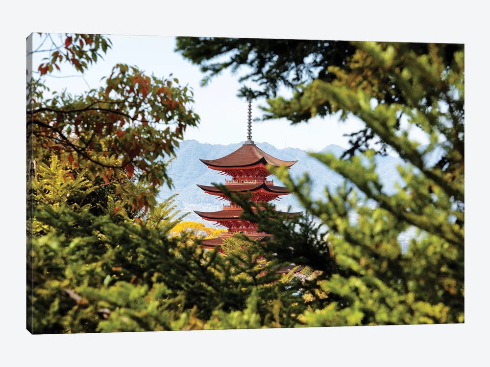 Pagoda In Miyajima by Philippe Hugonnard 1-piece Canvas Artwork