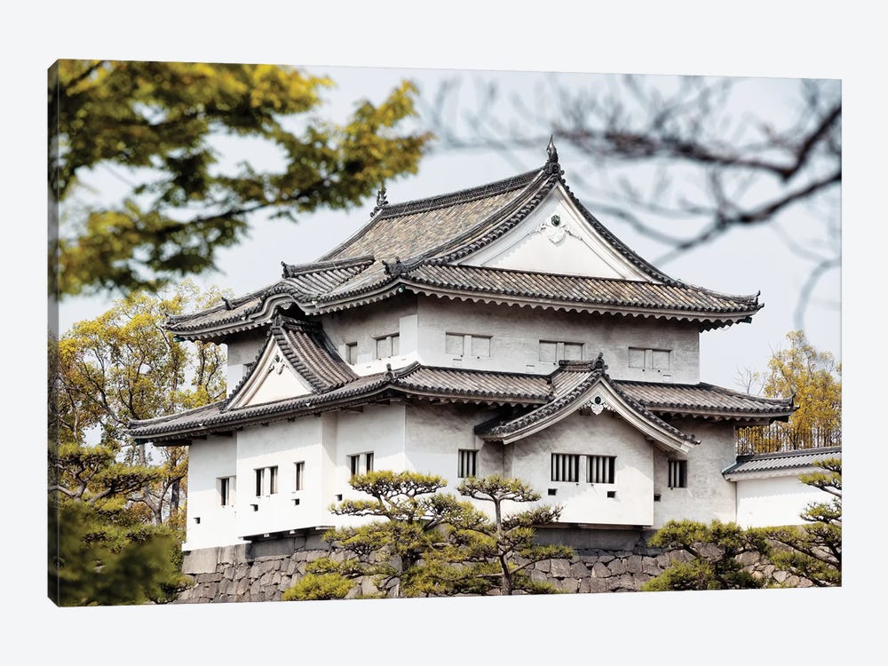 Japanese White Temple by Philippe Hugonnard 1-piece Canvas Artwork