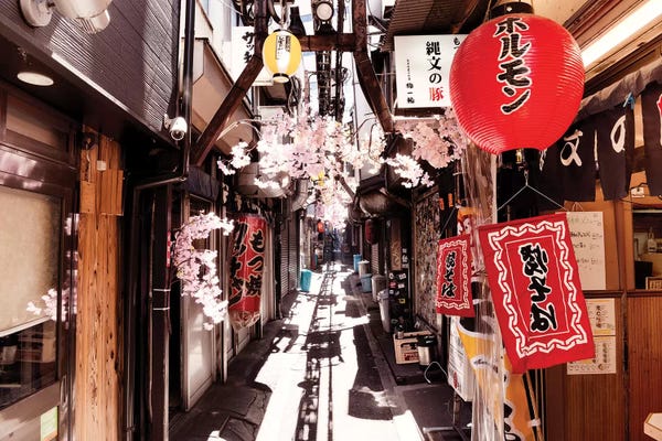 Tokyo: Omoide Yokocho Shinjuku Landscape by Philippe Hugonnard