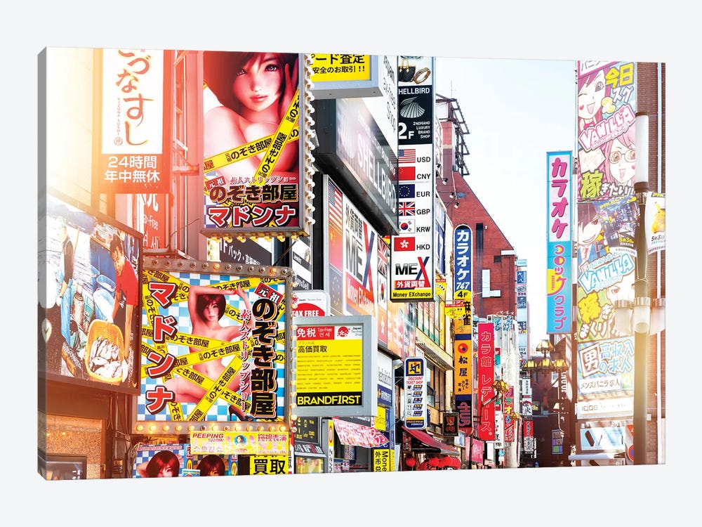 Tokyo Street Scene by Philippe Hugonnard 1-piece Canvas Art
