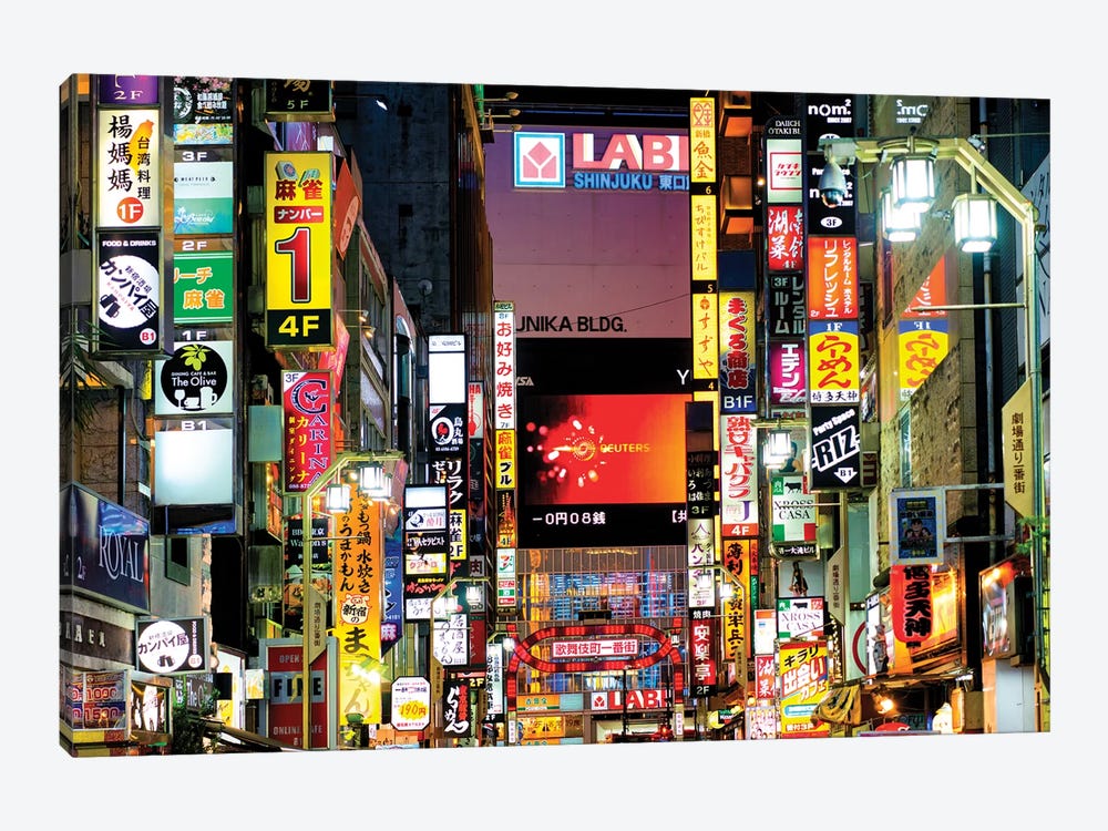 Shinjuku Tokyo by Philippe Hugonnard 1-piece Canvas Print