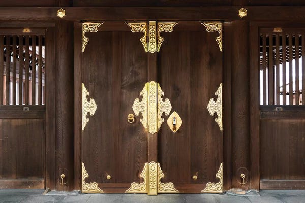 Japanese Culture: Temple Entrance by Philippe Hugonnard