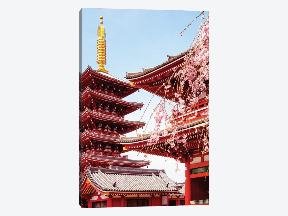 Senso-Ji Pagoda II by Philippe Hugonnard 1-piece Canvas Wall Art