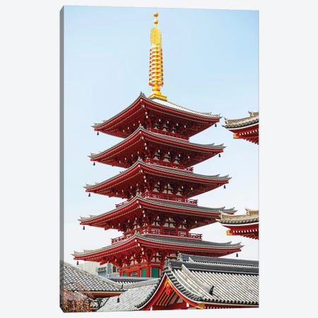 Senso-Ji Pagoda III Canvas Print #PHD893} by Philippe Hugonnard Art Print