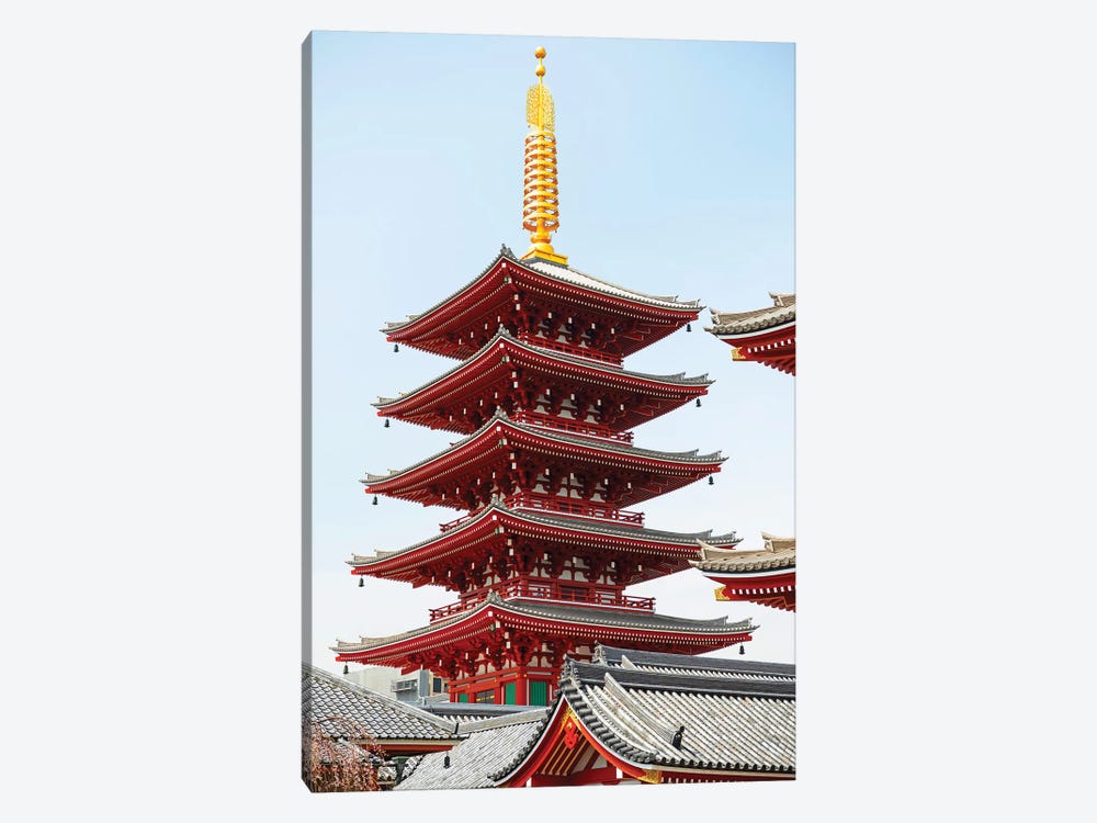 Senso-Ji Pagoda III by Philippe Hugonnard 1-piece Canvas Print