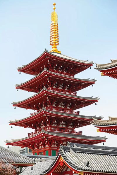 Pagodas: Senso-Ji Pagoda III by Philippe Hugonnard