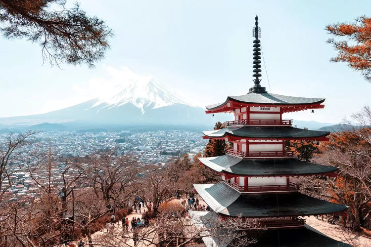 Mt. Fuji With Chureito Pagoda